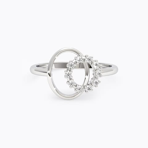 Rings Echo 925 Silver Diamond Ring