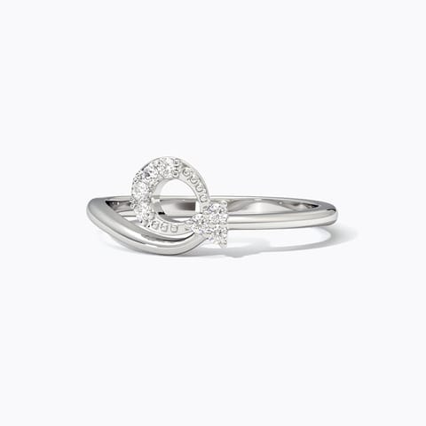 Loop 925 Silver Diamond Ring