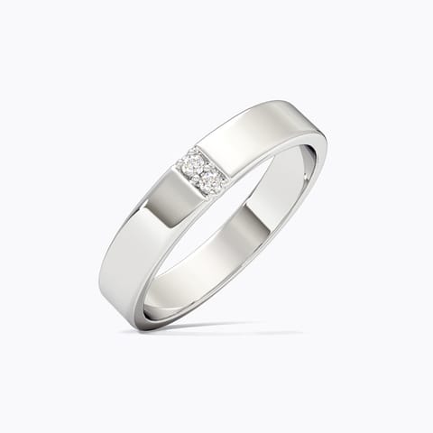 Anchor 925 Silver Diamond Men's Ring