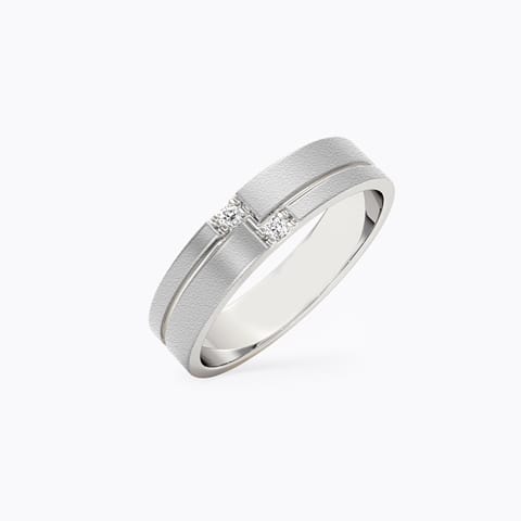 Josh 925 Silver Diamond Men's Ring