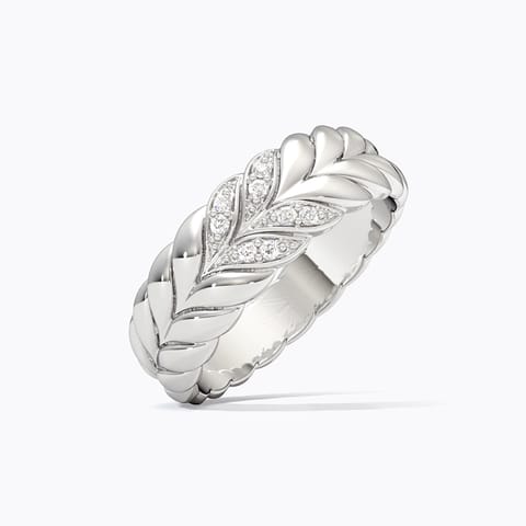 Wyatt 925 Silver Diamond Men's Ring