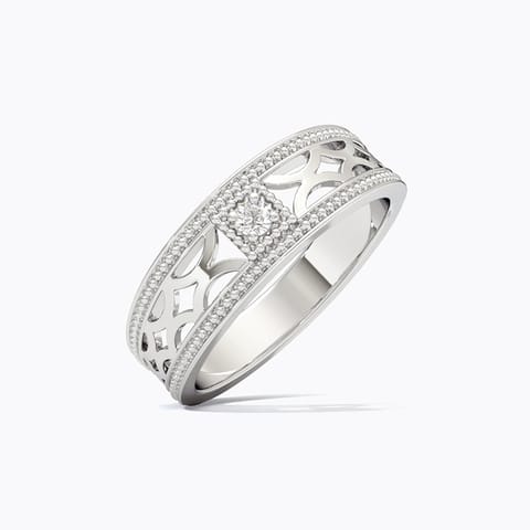Paul 925 Silver Diamond Men's Ring