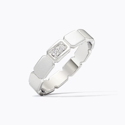 Alex 925 Silver Diamond Men's Ring