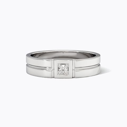 Zeal 925 Silver Diamond Men's Ring