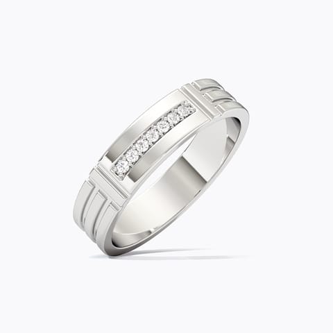 Kenzo 925 Silver Diamond Men's Ring