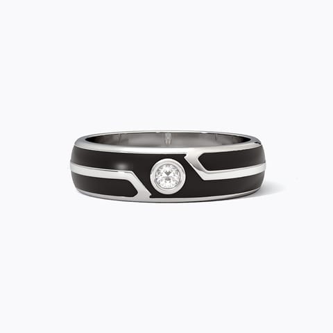 Egon 925 Silver Diamond Men's Ring