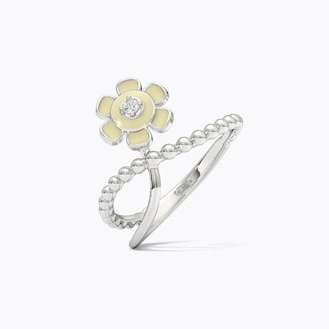 Ivory Dainty 925 Silver Diamond Ring Ivory Dainty 925 Silver Diamond Ring