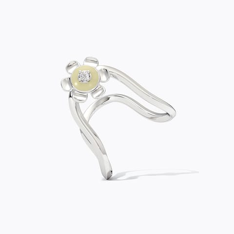 Ivory Vanki 925 Silver Diamond Ring