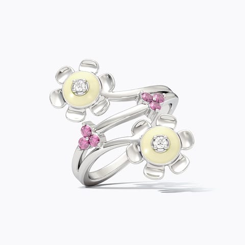 Ivory Amaze 925 Silver Diamond Ring Ivory Amaze 925 Silver Diamond Ring