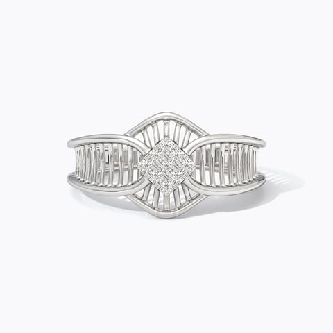 Sheer 925 Silver Diamond Ring