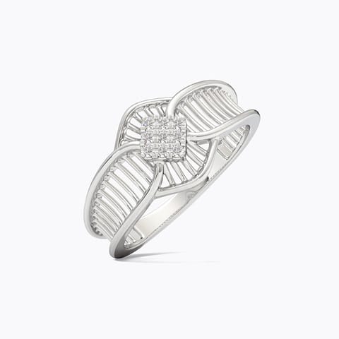 Sheer 925 Silver Diamond Ring