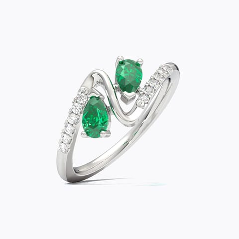 Stellar 925 Silver Diamond Ring