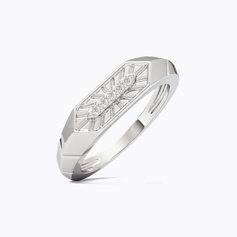 Zeal 925 Silver Diamond Ring