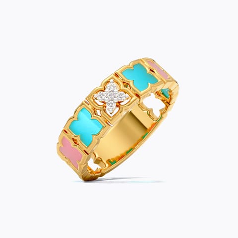 Evoke 925 Silver Gold-Plated Ring