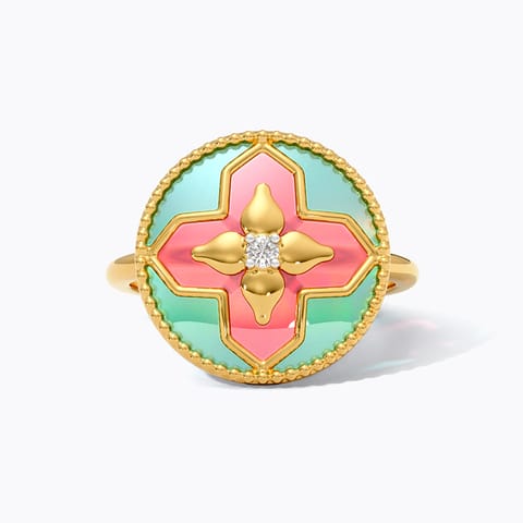 Ideal 925 Silver Gold-Plated Ring Ideal 925 Silver Gold-Plated Ring