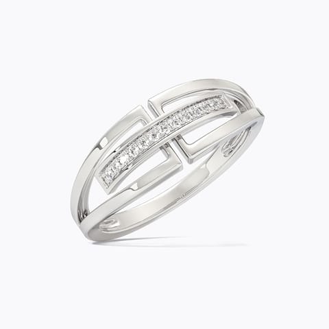 Alice 925 Silver Diamond Ring