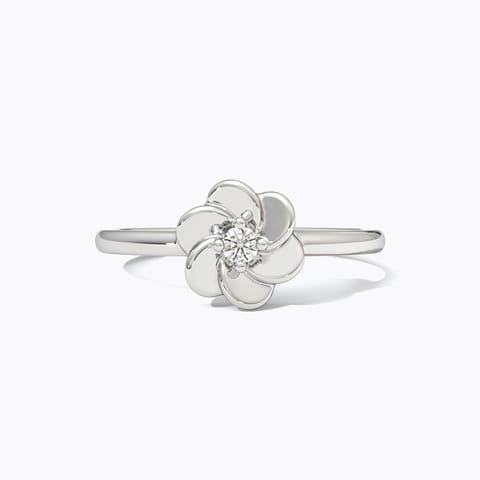 Lyra 925 Silver Diamond Ring