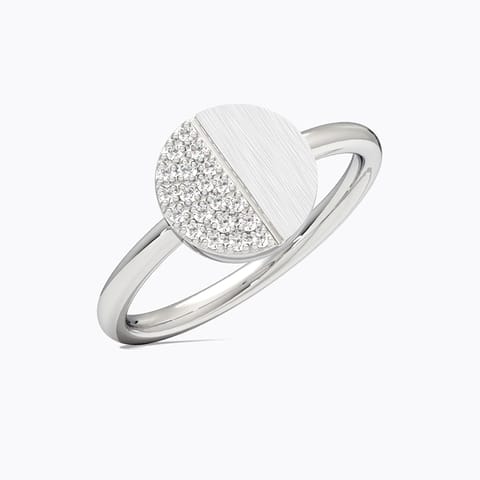 Esme 925 Silver Diamond Ring