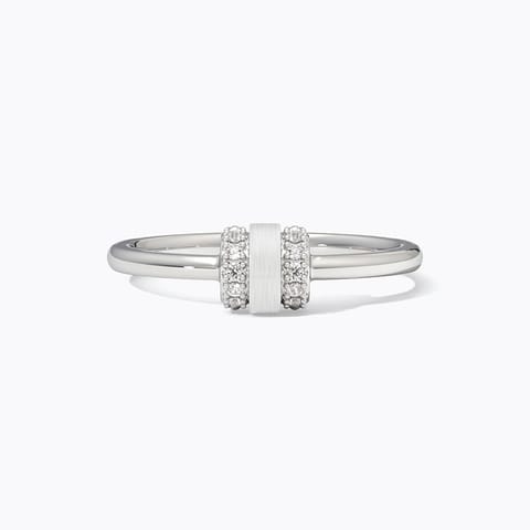 Luna 925 Silver Diamond Ring