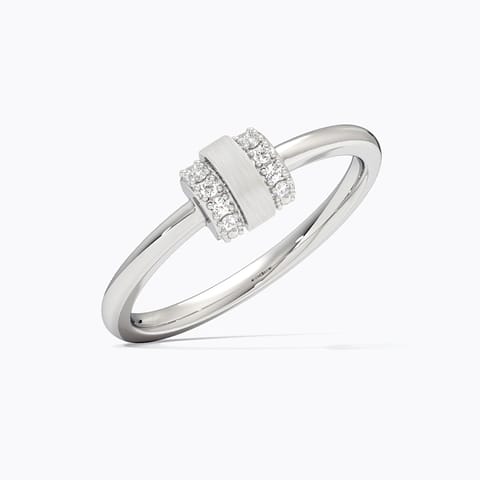 Luna 925 Silver Diamond Ring