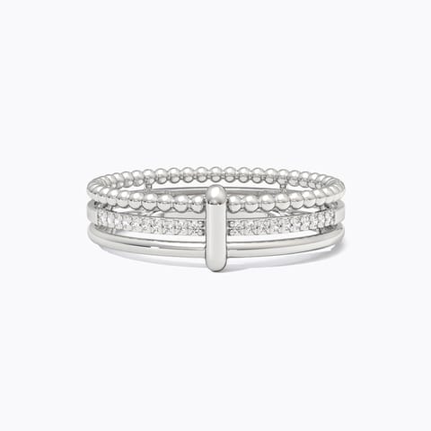 Mila 925 Silver Diamond Ring