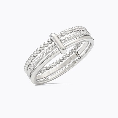 Mila 925 Silver Diamond Ring