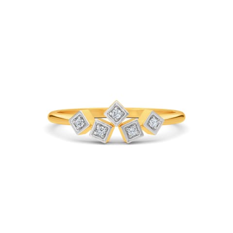 Alpenglow 925 Silver Diamond Ring