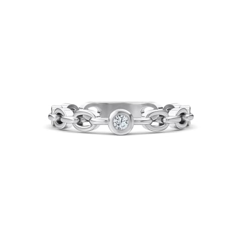 Seraphic Maverick 925 Silver Diamond Ring