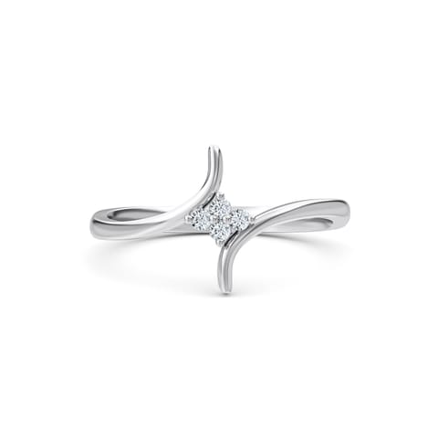Serene Truant 925 Silver Diamond Ring Serene Truant 925 Silver Diamond Ring