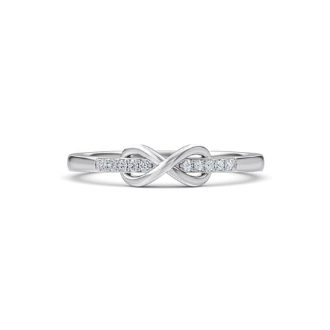 Winsome Whirl 925 Silver Diamond Ring Winsome Whirl 925 Silver Diamond Ring