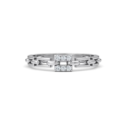 Modular 925 Silver Diamond Ring Modular 925 Silver Diamond Ring