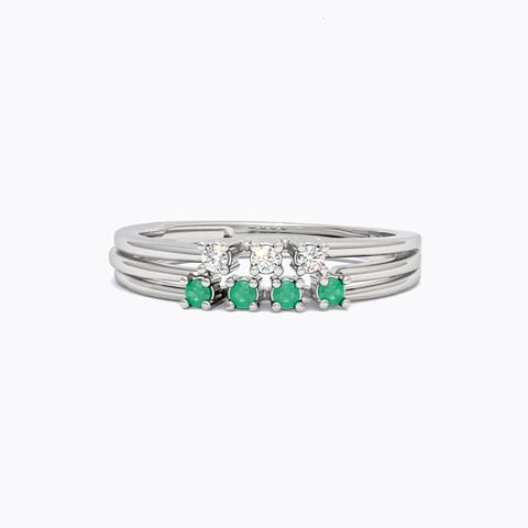 Algenib 925 Silver Diamond Ring Algenib 925 Silver Diamond Ring