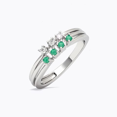 Algenib 925 Silver Diamond Ring Algenib 925 Silver Diamond Ring