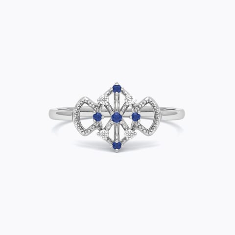 Pegasus 925 Silver Diamond Ring