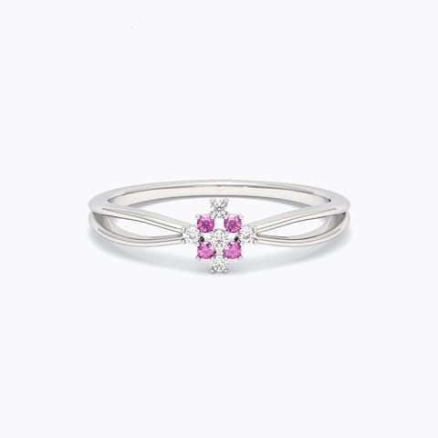 Astraea 925 Silver Diamond Ring Astraea 925 Silver Diamond Ring