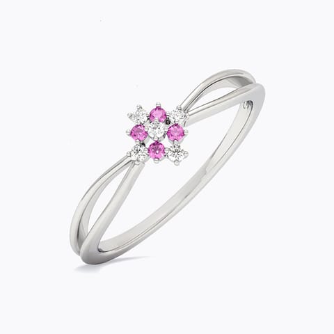 Astraea 925 Silver Diamond Ring Astraea 925 Silver Diamond Ring