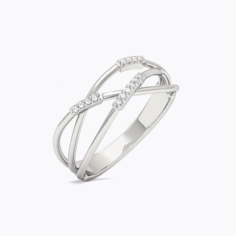 Canopus 925 Silver Diamond Ring Canopus 925 Silver Diamond Ring