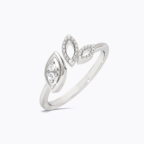 Fomalhaut 925 Silver Diamond Ring