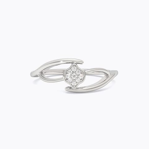 Porrima 925 Silver Diamond Ring Porrima 925 Silver Diamond Ring