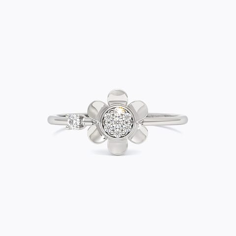 Tarazed Gold Plated 925 Silver Diamond Ring Tarazed Gold Plated 925 Silver Diamond Ring