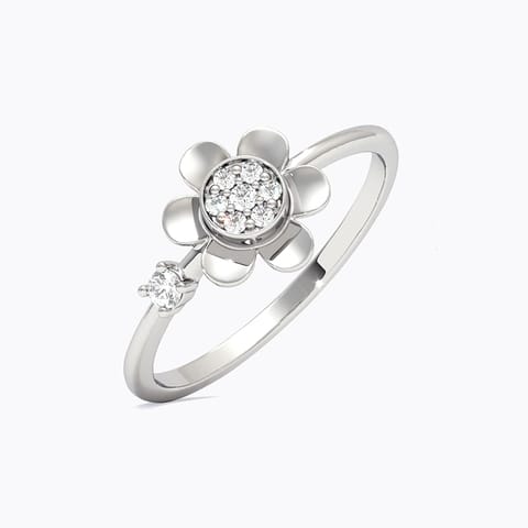 Tarazed Gold Plated 925 Silver Diamond Ring Tarazed Gold Plated 925 Silver Diamond Ring