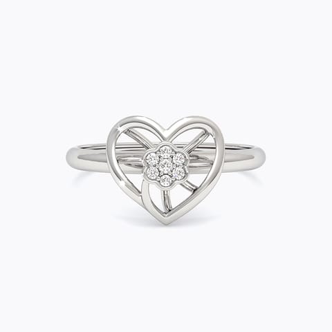 Zaniah 925 Silver Diamond Ring Zaniah 925 Silver Diamond Ring