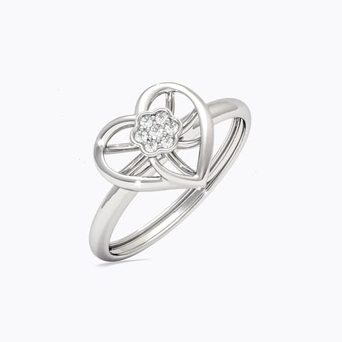 Zaniah 925 Silver Diamond Ring Zaniah 925 Silver Diamond Ring
