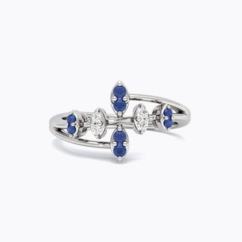 Miram 925 Silver Diamond Ring Miram 925 Silver Diamond Ring