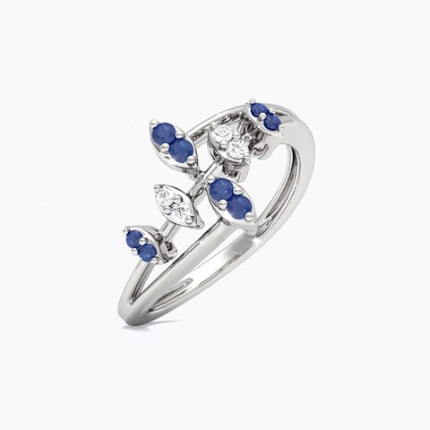 Miram 925 Silver Diamond Ring Miram 925 Silver Diamond Ring