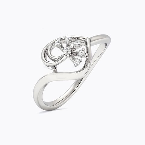 Tyl 925 Silver Diamond Ring