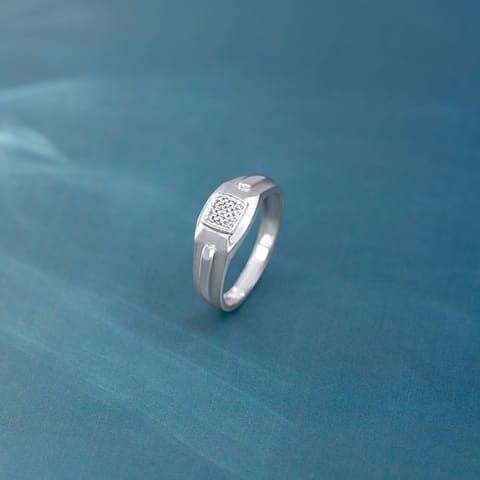 Magnifico 925 Silver Diamond Ring