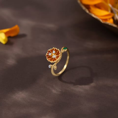 Majestic Horizon 925 Silver Diamond Ring