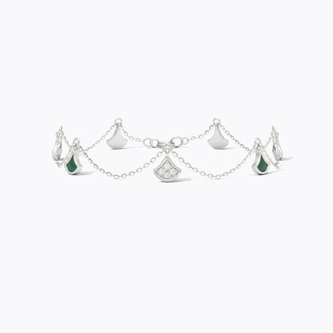 Regal 925 Silver Diamond Bracelet