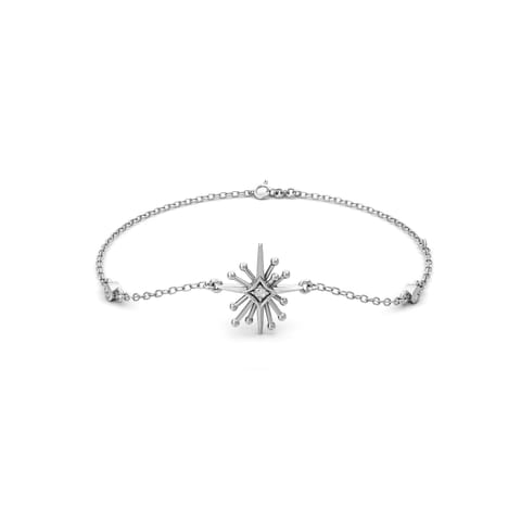 Zenithara 925 Silver Diamond Bracelet
